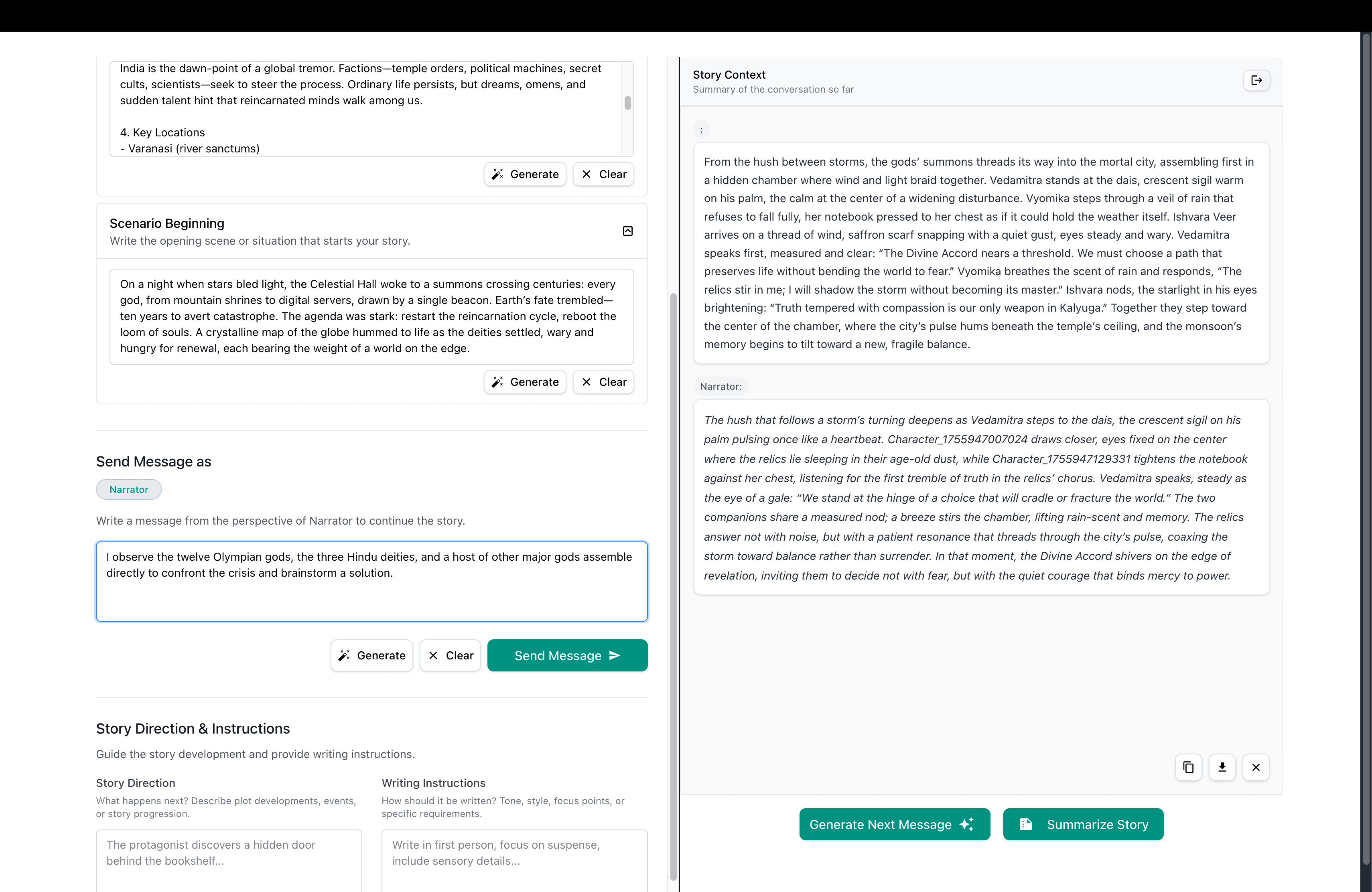 Story Generator screenshot