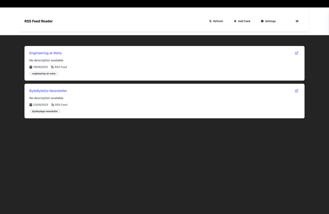 RSS Feed Reader